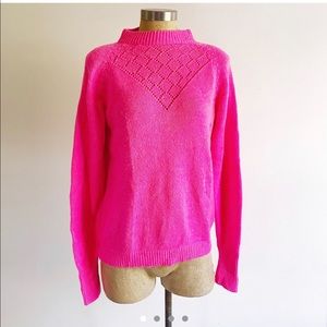 Vintage mock turtleneck sweater